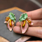 Boucles d’Oreilles Fleur de Lys Dorées