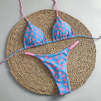 Maillot de Bain 2 Pièces Motif Cœur
