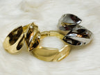 Bracelet Tendance Feuille Doré/Argenté Alliage Métal