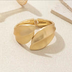 Bracelet Tendance Feuille Doré/Argenté Alliage Métal