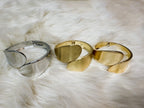 Bracelet Tendance Goutte d’Eau Aplatie Doré/Argenté 