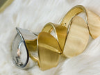 Bracelet Tendance Goutte d’Eau Aplatie Doré/Argenté 