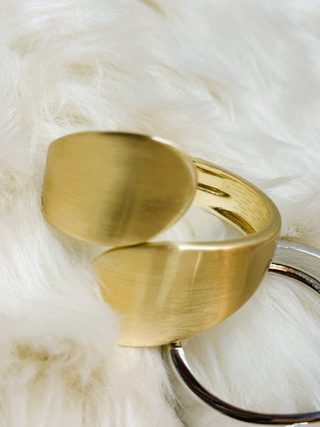 Bracelet Tendance Goutte d’Eau Aplatie Doré/Argenté 