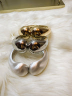 Bracelet Tendance Goutte d'Eau Doré/Argenté