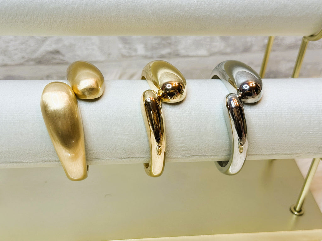 Bracelet Tendance Goutte d'Eau Doré/Argenté