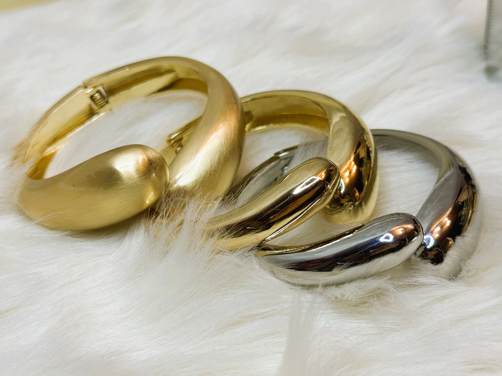 Bracelet Tendance Goutte d'Eau Doré/Argenté