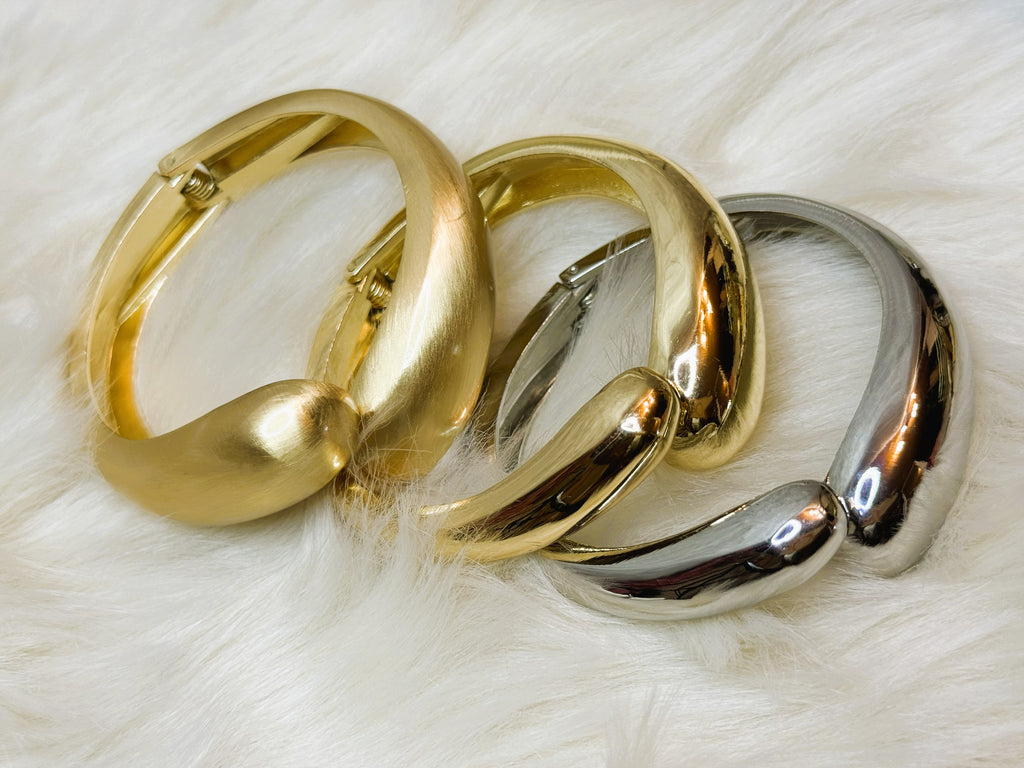 Bracelet Tendance Goutte d'Eau Doré/Argenté